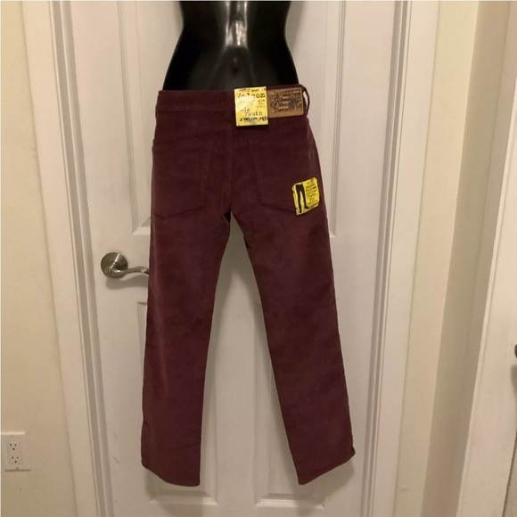 Volcom Corduroy Pants Cabernet Straight Big Youth Size 28 NWT - Picture 2 of 13